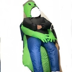 お話中　コスプレ ハロウィン エイリアン 着ぐるみの画像