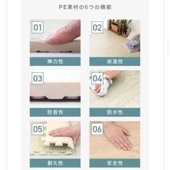 【受け渡し予定者が決まりました】【新品】ジョイントマット（27枚）5畳分の画像