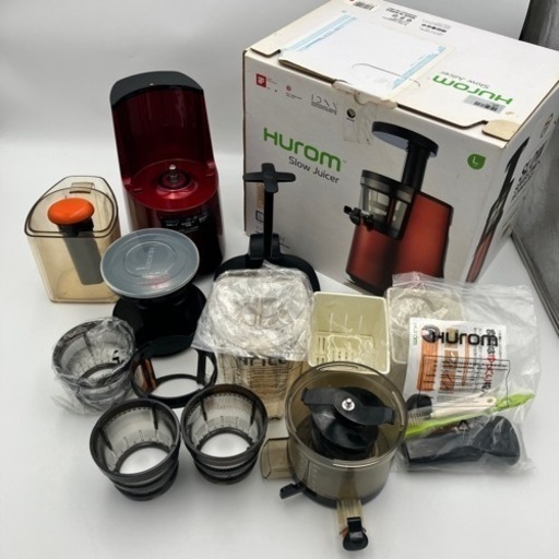 新品パーツあり ヒューロム スロージューサー H2H FBA11 レッド