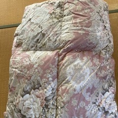羽毛布団　汚れあり