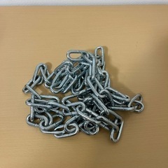 【お譲り先決まりました】ほぼ未使用 錆なし 金属製チェーン2.5...