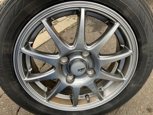155/65R14 タイヤ+アルミホイール