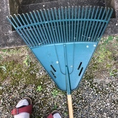 プラスチックの松葉ほうきの画像