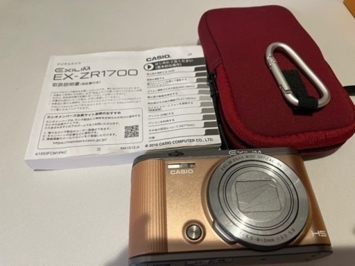 CASIO デジカメ 保証書付き ケース付き