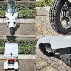 ★TA03-13現行型ジャイロキャノピー4ストFi 実走行2.1万km台 BOX付 O/H済 ミニカーもOK！★東京/大田区【下取OK】の画像