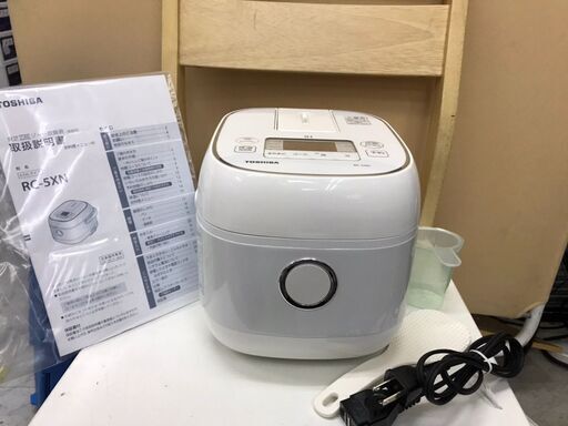 TOSHIBA/東芝　IHジャー炊飯器　3合炊き　RC-5XN　2020年製
