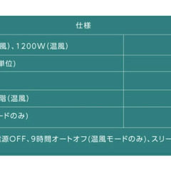 【格安でお譲りします】ヒーター兼扇風機の画像