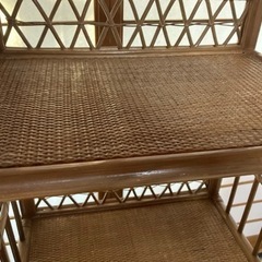 籐の棚　150円で譲りますの画像