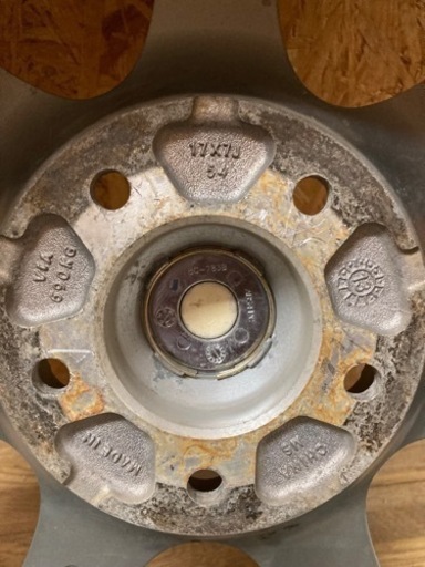 タイヤホイールセット４本　225/65/17 DUNLOP 