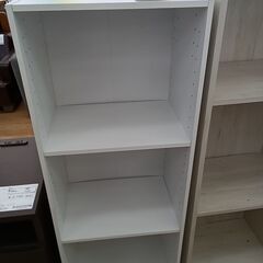 ★ジモティ割あり★  カラーボックス ホワイト H106×D30...
