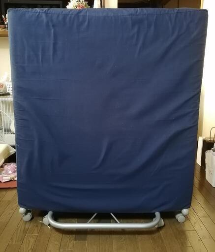 リクライニング付き☆折りたたみベッド