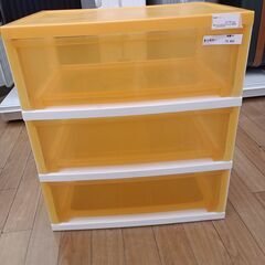 ★ジモティ割あり★  収納ケース オレンジ H59×D38×W5...