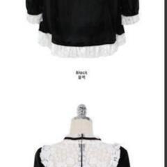 【お値下げしました♪】ワンピース 黒 量産型 韓国 　　　地雷系 ロリータ ミニワンピの画像