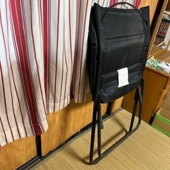 折り畳み　椅子　アウトドア　チェア　ナイロン　ポリエステル　ブルーの画像