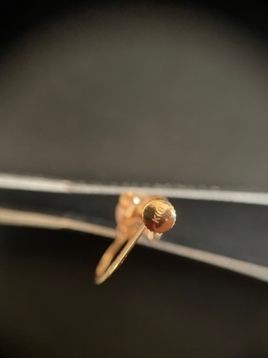 最終値下げ⭐︎k18 パールイヤリング　1.4g パール径5mm