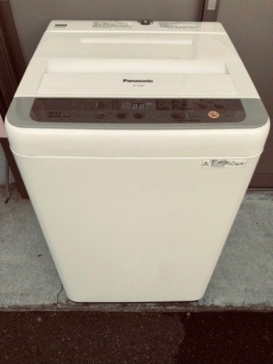 人気Panasonicの全自動洗濯機6㎏美品をお安くお譲り致します。宇都宮市