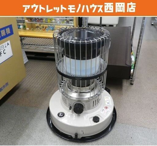 トヨトミ 自然通気型開放式石油ストーブ KR-47A 2018年製 タンク7L 電池式 中央設置型 TOYOTOMI 札幌市 西岡店