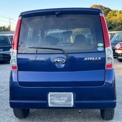 【支払総額6.8万円】h21年式ステラ車検付き即日納車okフルセグTV Bluetooth バックカメラ 社外アルミ激安軽自動車！の画像