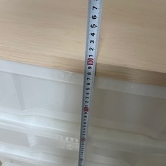 天板木　衣装ケース　2セットの画像