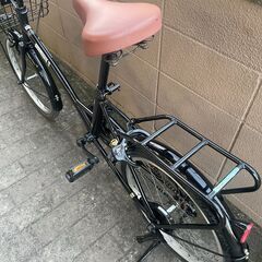 リサイクルショップどりーむ荒田店　No997 エコNo17442X 自転車　２０インチ　 買い出し号♪　カゴ付き♪　クラス１８のリアキャリア付き♪　お買い物にも便利♪　LEDライト付き♪　の画像