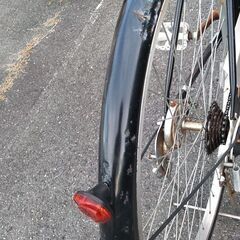 27インチ 後輪パンク 変速 自転車の画像