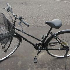 27インチ 🚲 中古 自転車 10800円 🔁6段切替 🔑鍵＆チ...
