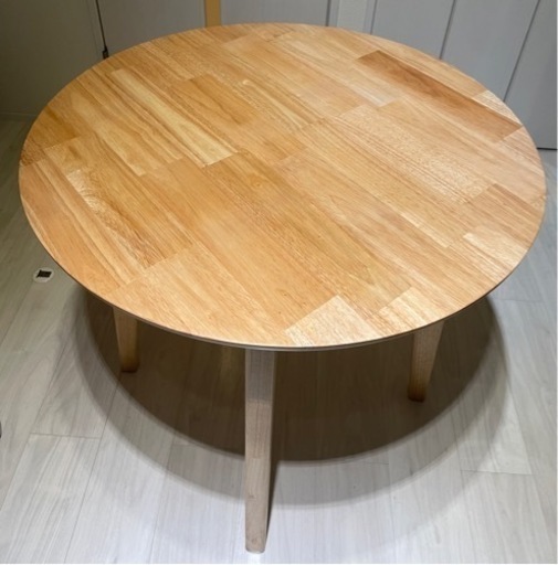 円形ダイニングテーブル 直径75cm 美品 【解体してお渡しします】