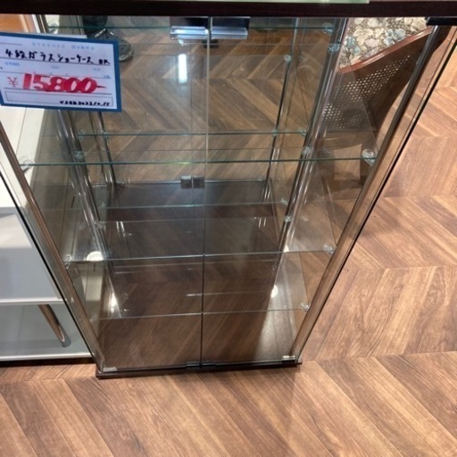 【BY REUSE 霧島国分新町店 出張買取•見積完全無料¥0】４段ガラスショーケース　BR