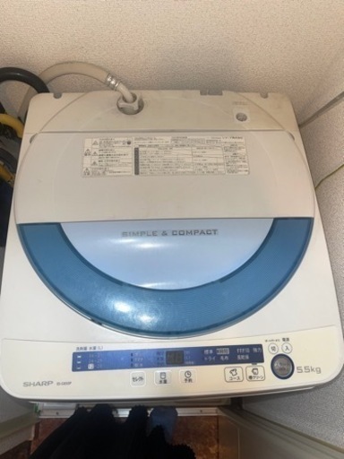 SHARP ES-GE55P 洗濯機