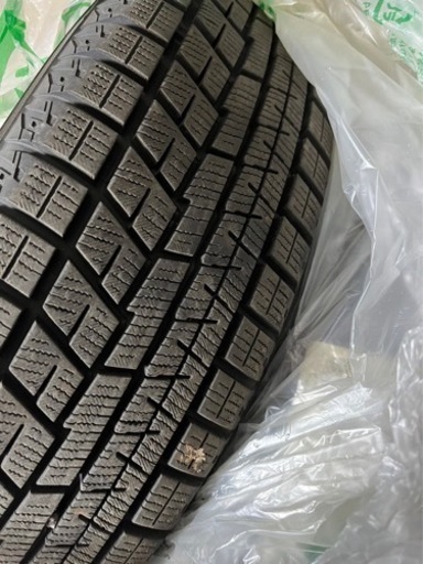 155／65r／13 冬タイヤスタッドレス　アルミ付き