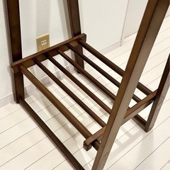 ハンガーラック 木製の画像