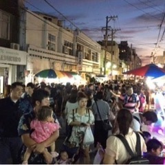 お祭り　出店　でみせ　募集　屋富祖通り沿い　てだこ祭り前夜祭 - 浦添市
