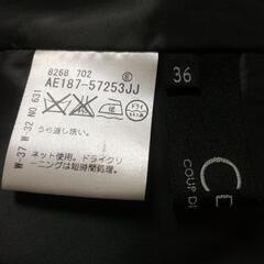 グレー ワンピース サイズ36の画像