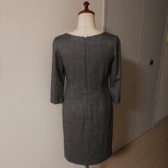 グレー ワンピース サイズ36の画像