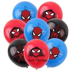 値下げ！スパイダーマン　バルーン　ガーランド　ケーキトッパー　セットの画像