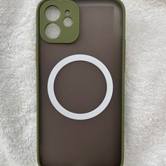 iPhone12 ケース　オリーブ