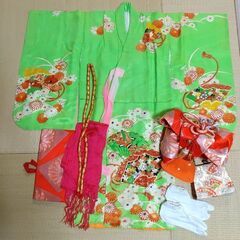 七五三 女の子 7歳 着物 足袋 作り帯 帯締め レトロ アンテ...