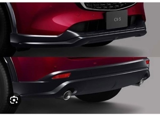 MAZDA CX-5 後期型KF2P　純正　モール　一台分　無塗装樹脂