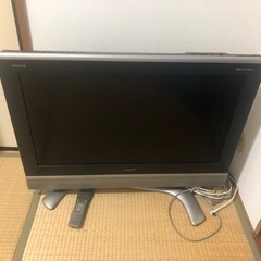 シャープ32インチ液晶テレビ 名古屋引き取り