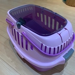 猫犬キャリーケース上開きタイプ（小型犬、猫の画像