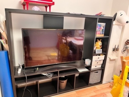 【IKEA 収納豊富テレビ台】LAPPLAND ラップランド 183x39x147 cm