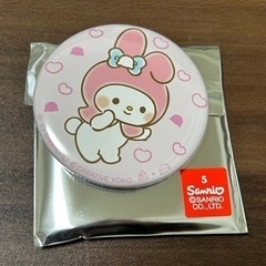 マイメロ　サンリオ　トレーディングおっきめ缶バッジ