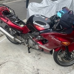 ZZR400事故車エンジン実働の画像