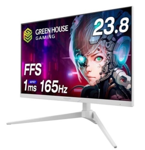 最終値下げゲーミングモニター　 (GH23.8 ホワイト GH-GLCC238BWH)