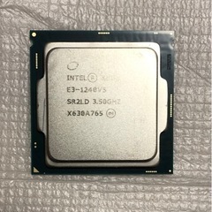 Intel Xeon E3-1240 v5  i7-6700相当　2500円の画像