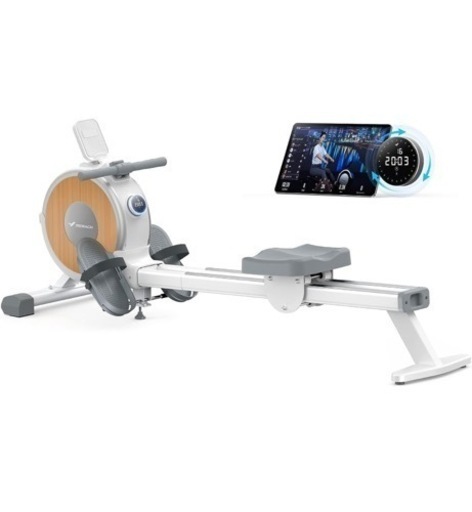 《近場なら配送します》超美品　ローイングマシン MERACH （メリック）ボート漕ぎマシン  アプリ連動タイプ