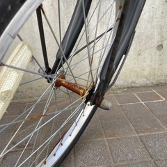 折りたたみ自転車の画像