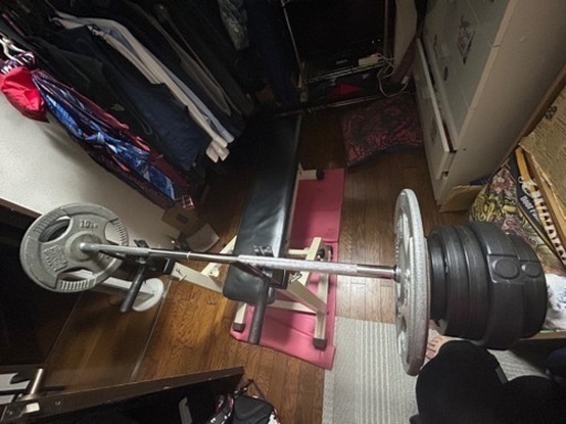 早い者勝ち 格安 ベンチプレス 中古 50kg