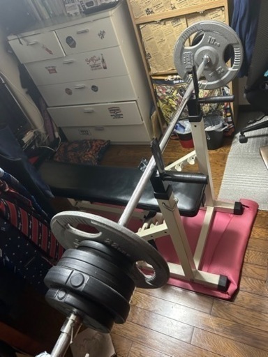早い者勝ち 格安 ベンチプレス 中古 50kg
