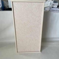 創価学会 デザイン家具調仏壇 スリムタイプ 小型 仏壇 ベージュ 中古品 の画像